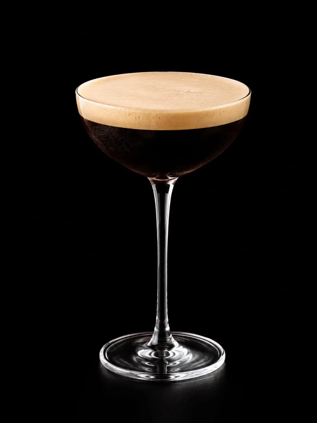 Espresso Martini in a coupe glass